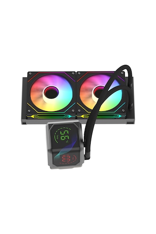 Gamebooster 240mm Sıght Pro 240b Gb-lcs-sp240b Argb Am5-1851p Sıvı Soğutmalı İşlemci Fanı