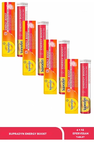 Supradyn Energy Boost 4 x 15 Efervesan Tablet