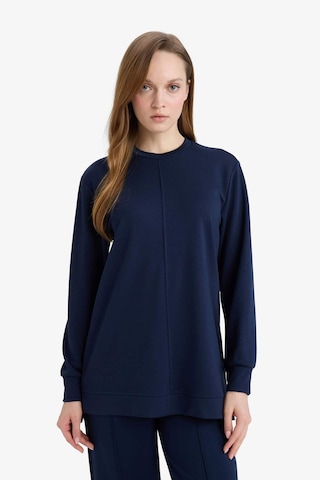 Defacto Regular Fit Bisiklet Yaka Uzun Kollu Tunik F5117ax26spnv31 Lacivert-nv31