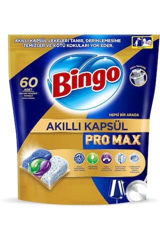 Bingo Akıllı Bulaşık Kapsülü Pro Max - 60 Adet