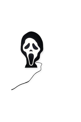 Ghostface Lightbox Siyah - Beyaz