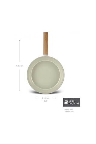 Karaca x Refika Swiss Crystal Almond Cream 30 Cm Tava Ind