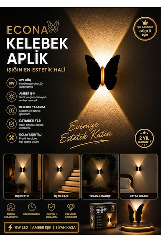 Modern Led,kelebek Aplik - Modern Duvar Lambası Dekoratif Led Aydınlatma Modern Duvar Aplik,şık Duvar Aydınlatması Sarı Modern Led,kelebek Aplik - Modern Duvar Lambası Dekoratif Led Aydınlatma Modern Duvar Aplik,şık Duvar Aydınlatması Sarı
