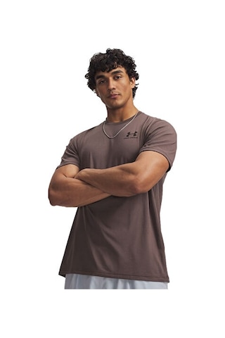Under Armour Ua M Sportstyle Lc Ss Erkek Günlük Tişört 1326799-200 Erkek Günlük Tişört Kahverengi
