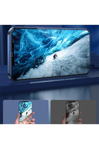 Baseus Apple     Uyumlu iPhone 12 Pro Max 6.7 Ekran Koruyucu 0.3mm Full Anti Blue Light Tempered Cam Ekran Koruyucu 2- 5775