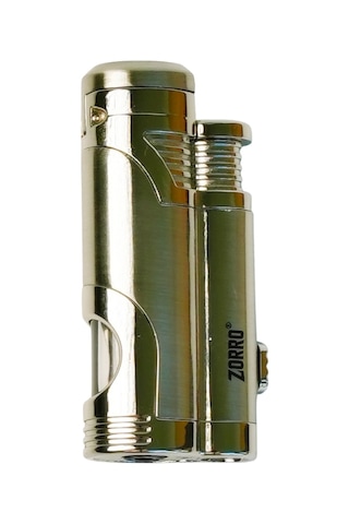Zorro 2 Torch Pürmüz Gümüş Metal Puro Çakmağı - Trm1000