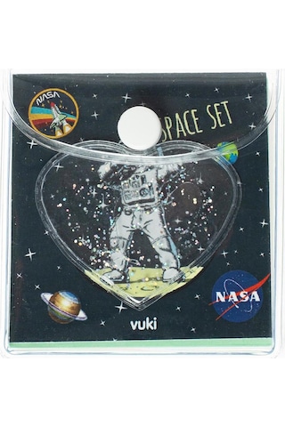 Vuki 13x19 90 Yp. Astronot Simli Sulu Küp Bloknot VK-0111-05