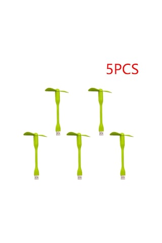 Yaz Esnek Usb Fanlar Dizüstü Bilgisayarlar İçin, Enf Yeşil,