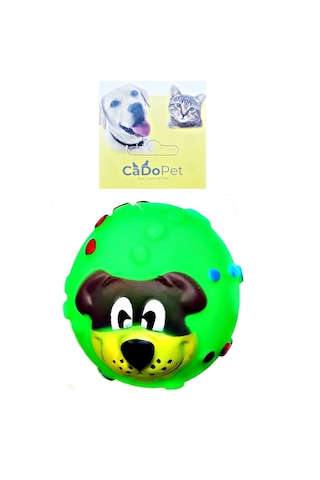 Sesli Güzel Köpek Küçük Irk Ve Yavru Köpek Oyuncağı Top 7 Cm