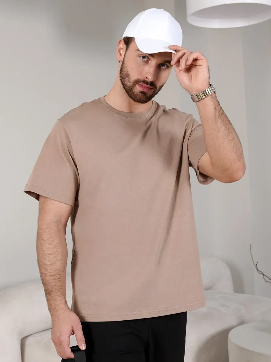 Lajkı-majkı Düz Kahve Tişörti 280366245 Kahve