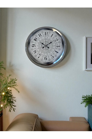 Zentime 40 Cm Krom Elegance Duvar Saati çok Renkli
