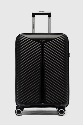 My-pp Bilbao Tekerlekli Kırılmaz Valiz 3'lü Set Bavul Siyah-85