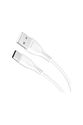 FitPlus Bianca B123 USB - Type-C Şarj Kablosu 2.4A 1mt