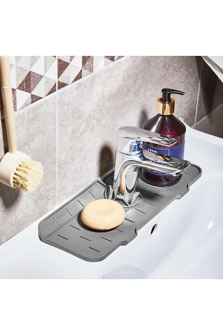 Mithra Life Su Tutucu Silikon Gri Musluk Matı Mıt1033 Sku: Smg8690010206824 Açık
