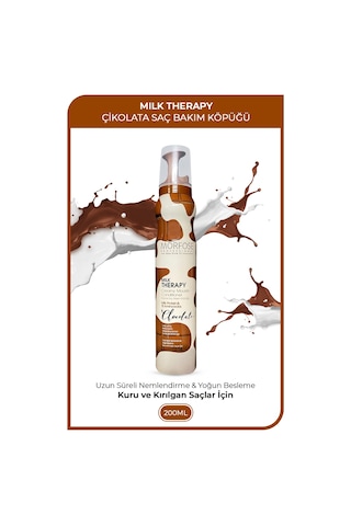 Morfose Milk Therapy Chocolate Saç Bakım Köpüğü 200 ML