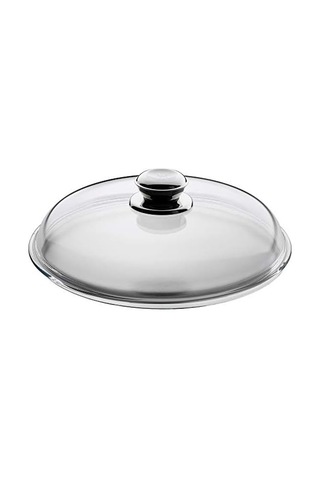 Cam Kapak 28 Cm Açık Bakır