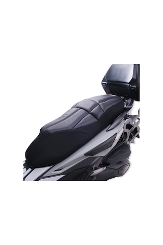 GP Kompozit Honda Forza 250 2018-2025 Uyumlu Fileli Motosiklet Konfor Sele Kılıfı Siyah