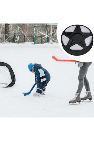 Homyl Buz Hokeyi Topu Açık Hava Yedek Oyun Sporları Siyah Siyah