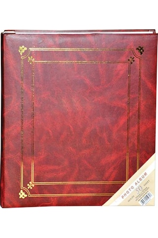Rabsev 50 Yaprak ( 100 Sayfa ) 315x325mm Ciltbezli Yapıştırmalı Fotoğraf Albümü RS50315-B