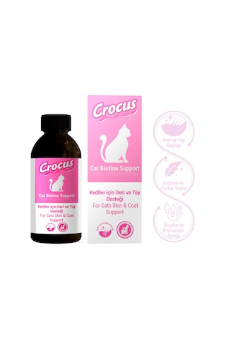 Crocus - 756 - Kedı Tüy Sağlığı Damlası 100 Ml X - Ece-umay - 2 Adet