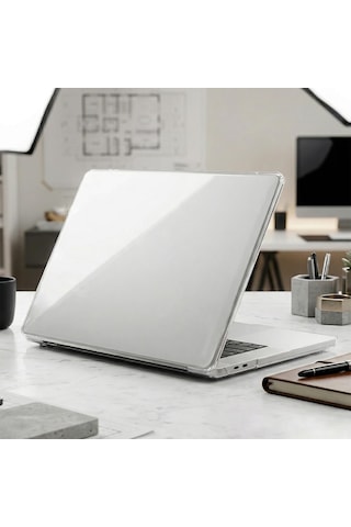 Macbook Uyumlu Air 13.6 İnç A2681 M2 - A3113 M3 A3240 M4 Çip Kılıf Hardcase Şeffaf