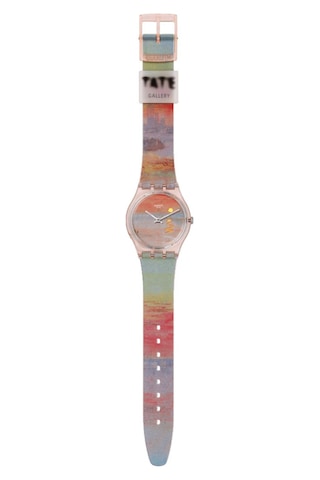 So28z700 Swatch Turner's Scarlet Sunset Unisex Kol Saati Çok Renkli