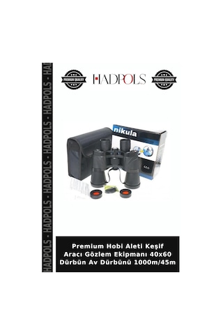 Premium Hobi Aleti Keşif Aracı Gözlem Ekipmanı 40x60 Dürbün Av Dürbünü 1000m/45m