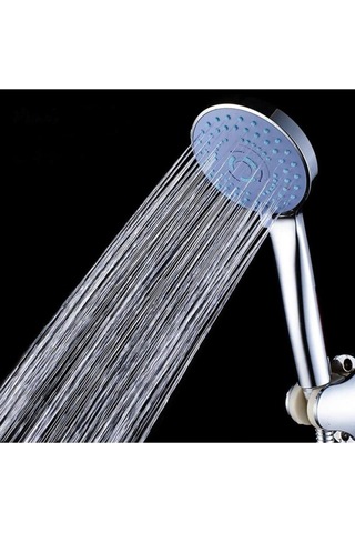 Darun 3 Fonksiyonlu Krom Kaplı Duş Seti - Su Tasarruflu Yağmur Siyah