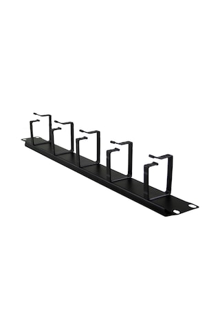 Amp 1U 19" Yatay Kabinet Kancalı Organizer (5 Kancalı)