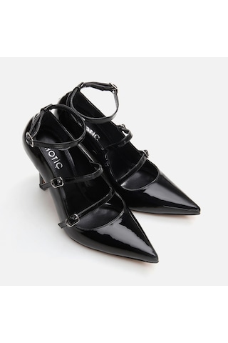 Hotiç Mary Jane Siyah Kadın Kalın Topuk 01ayh294970a100 Siyah