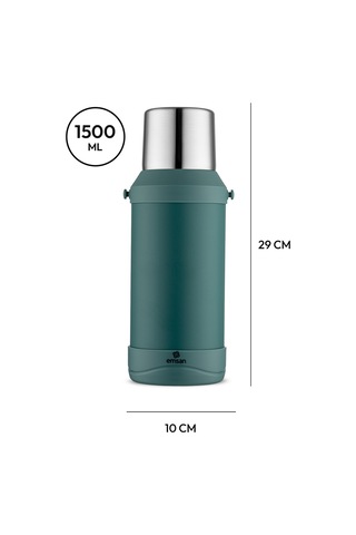 Emsan Thermafort Termos Green 1500 Ml Yeşil