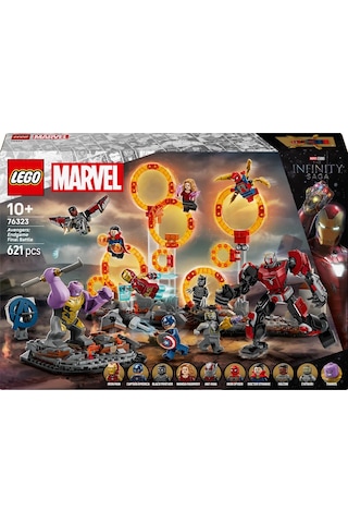 LEGO® ǀ Marvel Avengers: Endgame Son Savaş 76323 - 10 Yaş ve Üzeri Çocuklar için Süper Kahraman Minifigürü İçeren Oyuncak Yapım Seti (621P)
