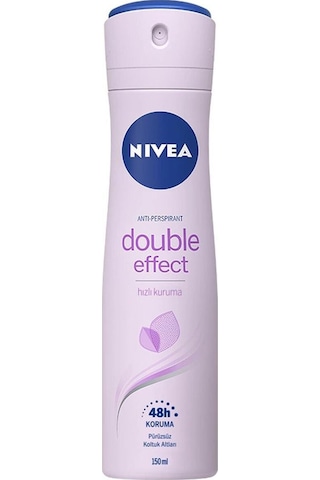 Kadın Sprey Deodorant Double Effect 150ml, 72 Saat Anti-perspirant Ter Koruması,pürüzsüz Koltuk Altı