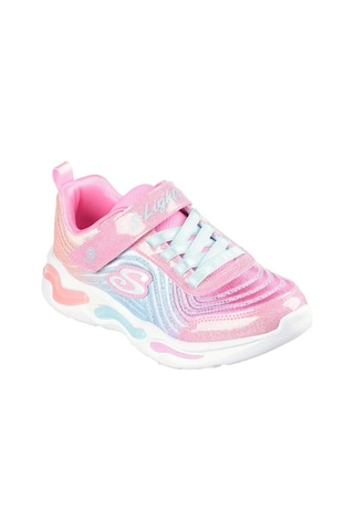 Skechers Wavy Beams - Ombre Express Çocuk Spor Ayakkabı 302327l 302327l Pkmt Pkmt Çok Renkli