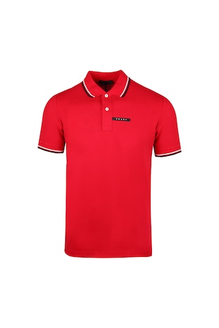 Prada Erkek Polo Yaka T-shırt Sjn256-322-f0aa6 Kirmizi