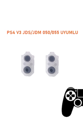 Ps4 V3 Jds 050 055 Kollar İle Uyumlu Lr L1l2 R1r2 Lastik Takımı