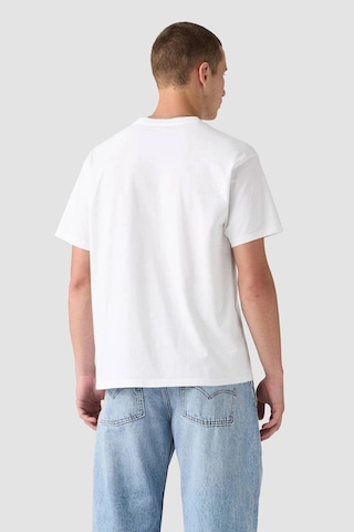 Levi's Logolu Pamuklu Bisiklet Yaka T Shirt Erkek T Shirt A9440-0022 Beyaz
