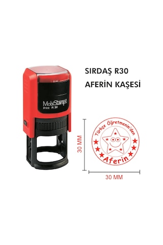 Kaşeciniz Sırdaş R30 Öğretmen - Aferin Kaşesi - Model - 4 Diğer