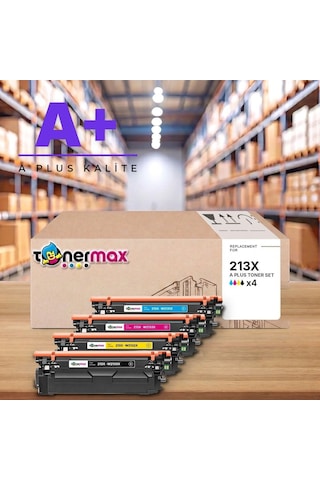 Hp 213x Cmyk Uyumlu Toner Seti A Plus / Color Laserjet Enterprise 5700 / 6700 / Mfp 5800 / 6800 / W2130x / W2131x / W2132x / W2133x