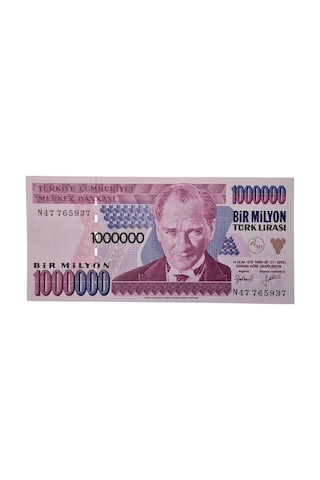 7.emisyon 1 Milyon Lira Çil