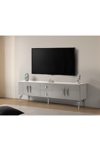 Hazal Mdf Tv Ünitesi Gri