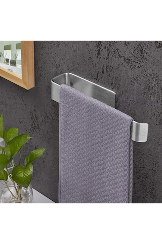 Zift Unique Paslanmaz Çelik Yapışkanlı Havluluk - Havlu Askısı 25 CM Krom