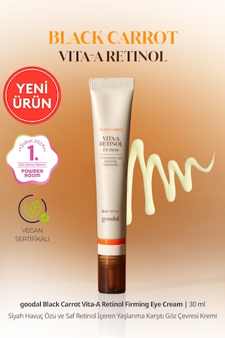 Siyah Havuç Özü Ve Saf Retinol İçeren Göz Kremi Goodal Black Carrot Vita-a Retinol Firming Eye Cream