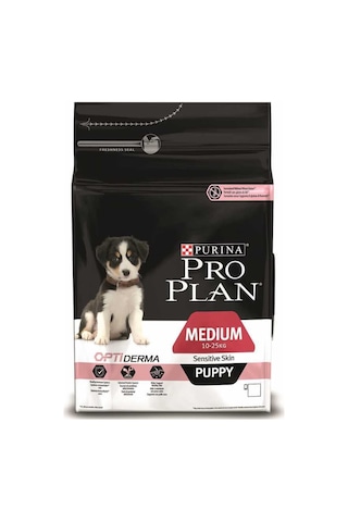 Purina Pro Plan Puppy Sensitive Skin Somonlu Orta Irk Yavru Köpek Maması 12 KG