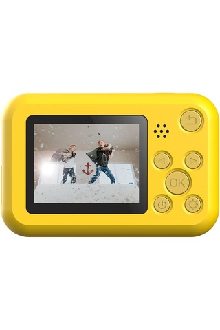 Funcam Çocuklar İçin Fotoğraf Makinesi Ve Kamera 1080p 12mp 2'' Hd Ekran Çerçeveler Ve Komik Filtreler Snake Ve Tet Standart