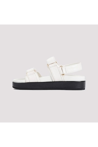 Tory Burch Kadın Sandalet 144328-104 144328-104 Beyaz Beyaz