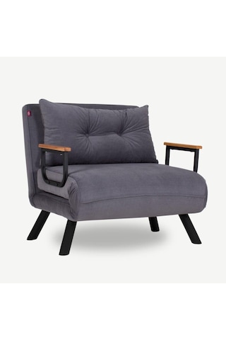 Pafu Sando Tekli Katlanır Yataklı Koltuk - Gri