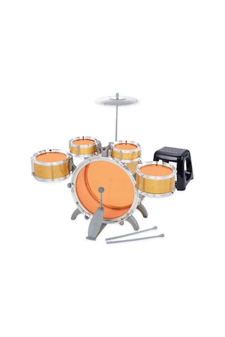 1080080 Sunman Eccho. Davul Set - Jazz Drum / 5 Adet Davul. Zil v