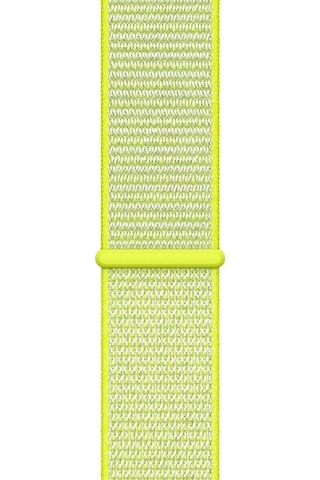 Apple Uyumlu Watch 38-40 Kumaş Kayış - Sarı