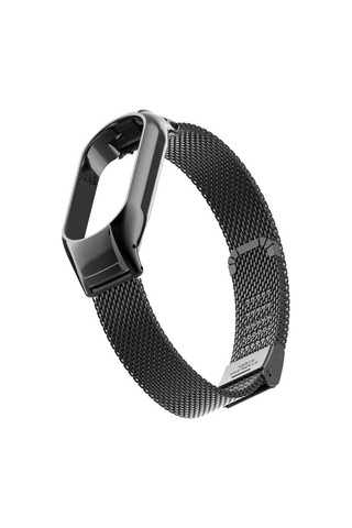 Xiaomi Mi Band 7 Uyumlu Krd-06 Metal Zore Kordon-siyah